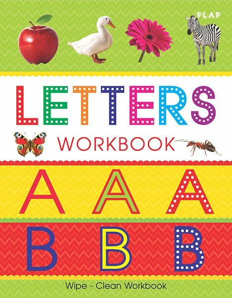 FLAP- WIPE N CLEAN BOOKS - LETTERS