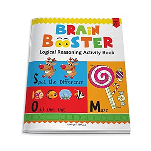 Preschool Activity Book Brain Booster - Logical Reasoning Activity Book For Kids