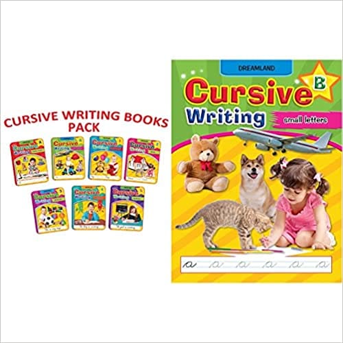 Cursive Writing Book (set Of 7 Books)+cursive Writing Book