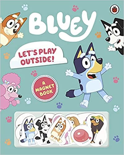 Bluey Lets Play Outside! Magnet Book