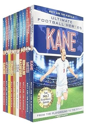 Ultimate Football Heroes Series 1 Collection 10 Books Set By Matt Oldfield, Tom Oldfield