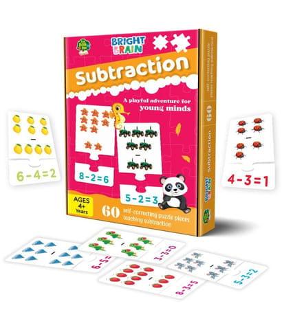 The Book Tree Bright Brainsubtraction Puzzle For Kids, Gift Box