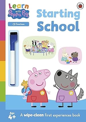 Learn With Peppa Starting School Wipe-clean Activity Book
