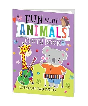 Fun With Animals Cloth Book For Early Learning And Interactive Education