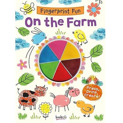 Fingerprint Fun On The Farm Press, Print, Create!