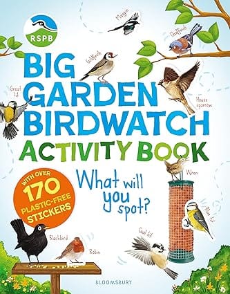 Rspb Big Garden Birdwatch Activity Book The Essential Birdwatching Activity Book With 170+ Stickers!