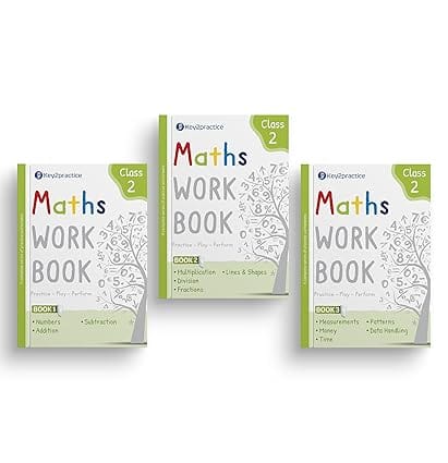 Key2practice Maths Workbook For Class 2 (set Of 3)