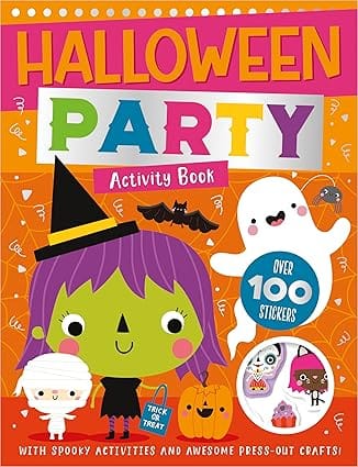 Sticker Activity Books Halloween Party Activity Book