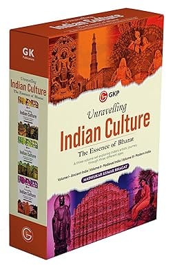 Gkp Unravelling Indian Culture The Essence Of Bharat (set Of 3- Ancient, Medieval And Modern India)