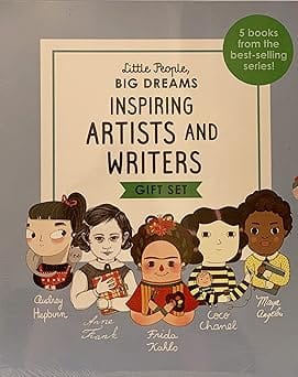 Little People, Big Dreams Inspiring Artist And Writers Gift Set (box Set)