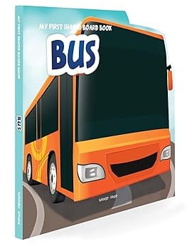 My First Shaped Board Books For Children Transport Bus