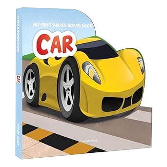 My First Shaped Board Books For Children Transport Car