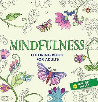 Mindfulness Adult Coloring Book Adults