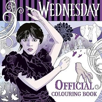 Wednesday Official Colouring Book