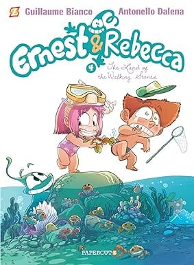 Ernest And Rebecca #4 The Land Of Waking Stones (ernest And Rebecca Graphic Novels, 4)