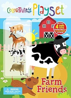 Farm Friends Playset Colortivity Playset