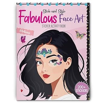 Stick And Style - Fabulous Face Art (sticker Activity Book)