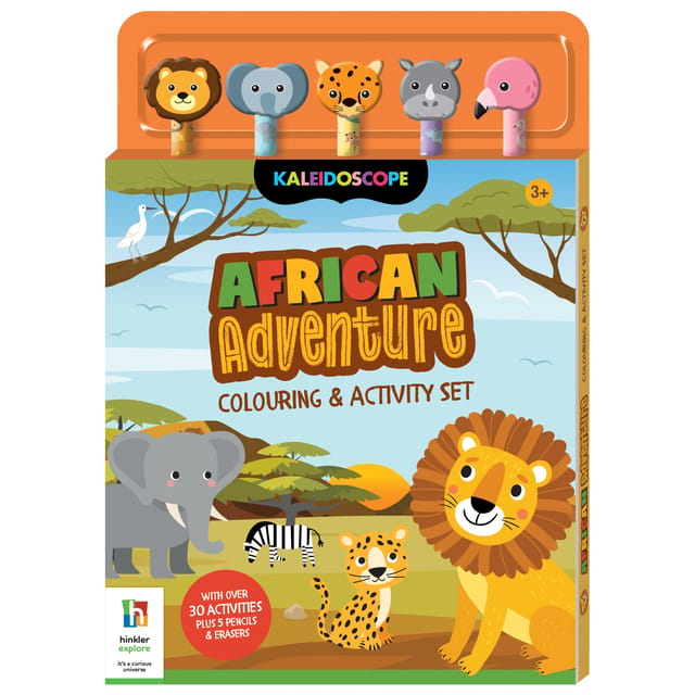 African Adventure Colouring & Activity Set