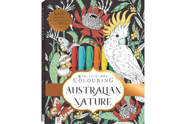 Kaleidoscope Colouring Australian Nature