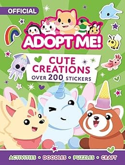 Adopt Me! Cute Creations Sticker Book