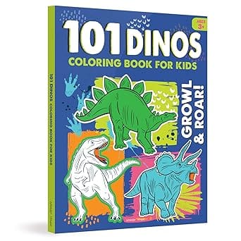 101 Dino Coloring Book For Kids