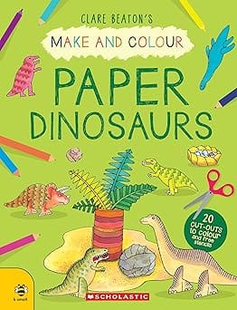 Make And Colour Paper Dinosaurs