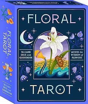 Floral Tarot Access The Wisdom Of Flowers, 78 Cards + Guidebook