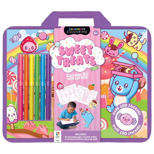 Sweet Treats Colouring Set With Lap Desk