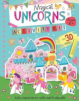 Magical Unicorns 3d Model Making Kit With Book