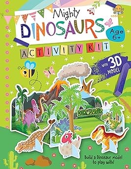 Mighty Dinosaur 3d Model Making Kit With Book