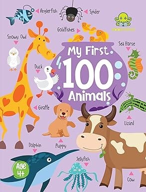 My First 100 Animals - Early Learning Books For Kids