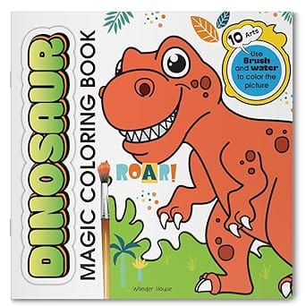 Dinosaur Magic Coloring Book